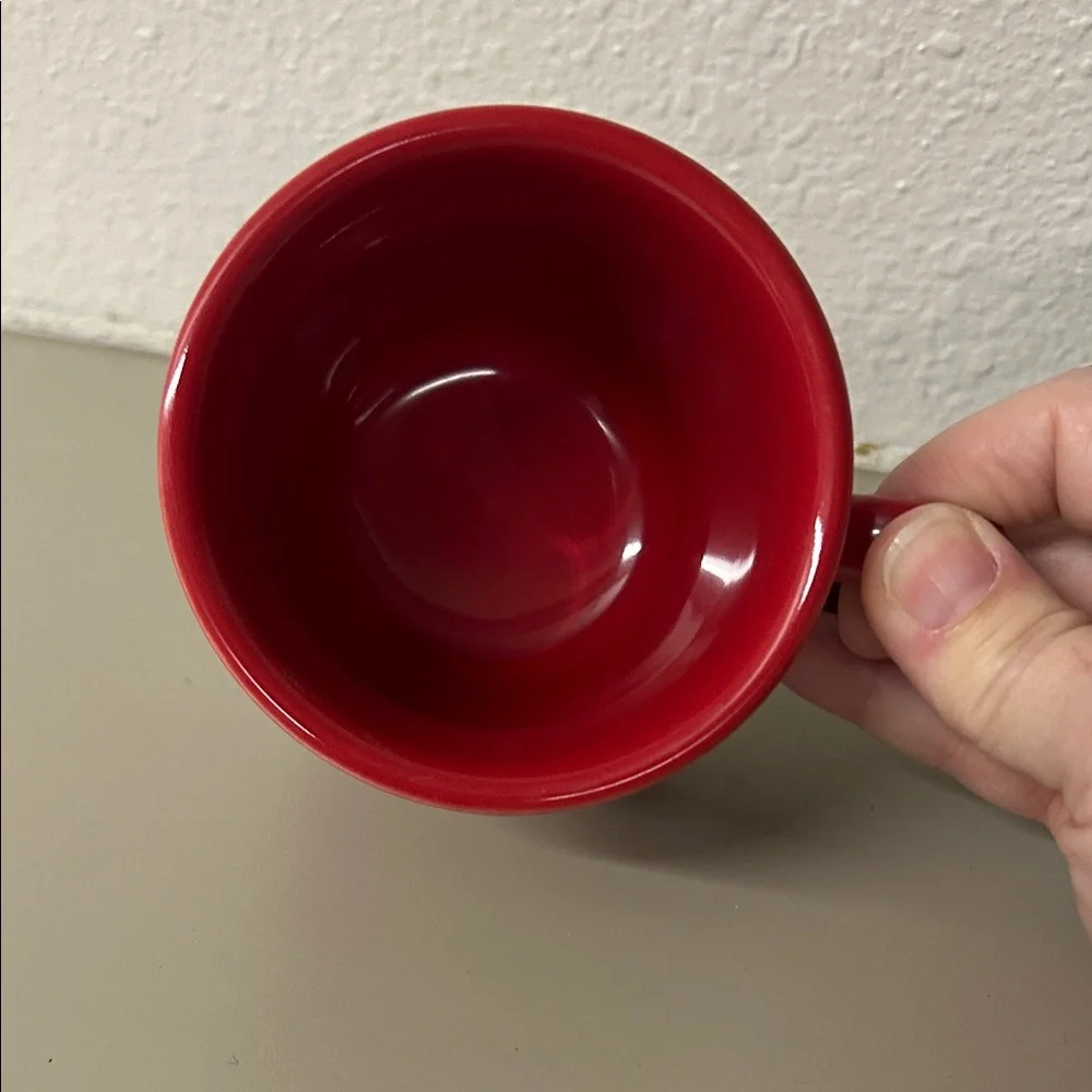 Fiesta Vibrant Red and Navy/cobalt Mug Duo - Picture 5 of 6